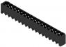 Pin header, 17 pole, pitch 5 mm, straight, black, 1841310000