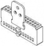 Socket housing, 20 pole, pitch 2.54 mm, straight, black, 216038-4