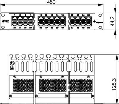 100007041 Telegärtner Connectin Modules, Patch Distributors Image 2