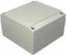 Aluminum enclosure, (L x W x H) 100 x 100 x 61 mm, gray (RAL 7038), IP66, 041010060