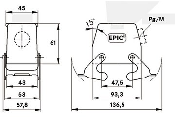 19083000 LAPP Housings for HDC Connectors Image 2