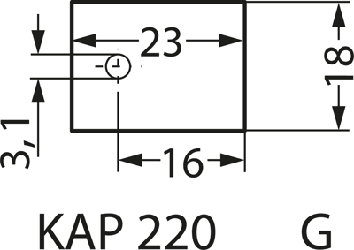 10007124 Fischer Elektronik Mounting pads