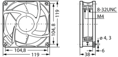 4580 N ebm-papst Axial Fans Image 2