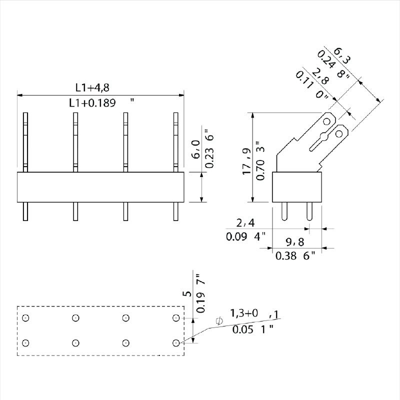 9512170000 Weidmüller PCB Terminal Blocks Image 2