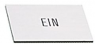 Sign label, rectangular, (L x W x H) 28 x 16 x 2 mm, metal, for label holder, 5.73.110.004/0000