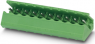 Pin header, 5 pole, pitch 5.08 mm, angled, green, 1769492