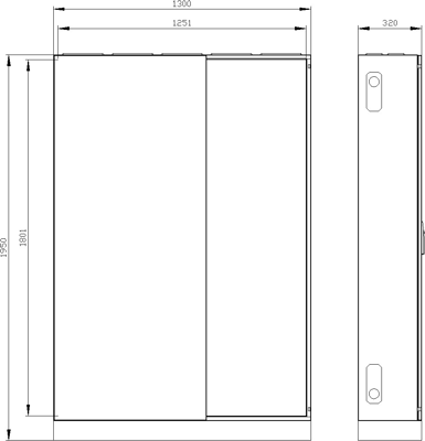 8GK1323-8KN54 Siemens Switch Cabinets, server cabinets Image 2