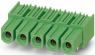 Socket header, 8 pole, pitch 10.16 mm, angled, green, 1969593