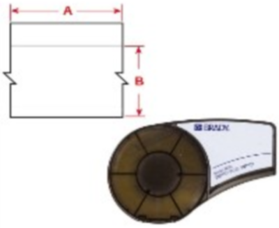 M21-500-423 Brady Ink rolls, Writing ribbons