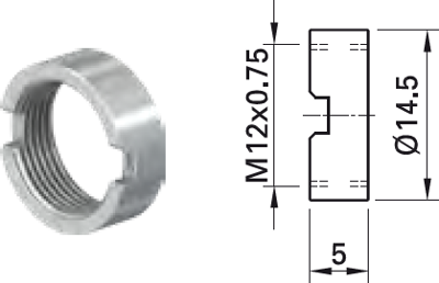 23.5120 Stäubli Electrical Connectors Nuts, Washers, Rings