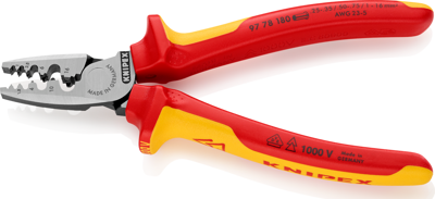 97 78 180 Knipex Crimping and Cable Lug Pliers Image 2