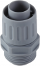 Plastic tube fitting, PG11, 17 mm, polypropylene, IP54, gray, (L) 42 mm