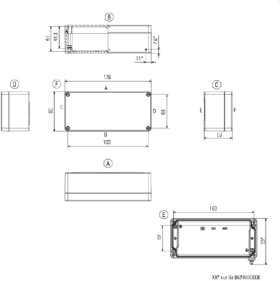 9526890000 Weidmüller General Purpose Enclosures Image 2