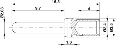 1241640 Phoenix Contact Crimp Contacts Image 2