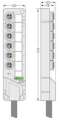 757-463/000-005 WAGO Sensor-Actuator Distribution Boxes Image 2