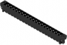Pin header, 20 pole, pitch 5.08 mm, straight, black, 1149820000