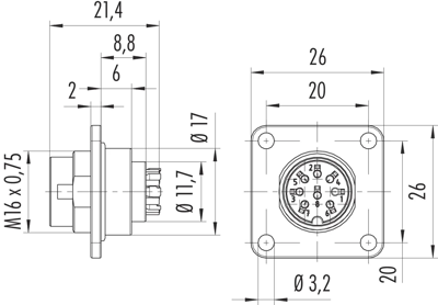 09 0111 370 04 binder Other Circular Connectors Image 2