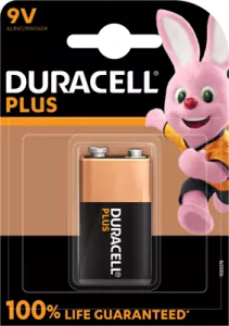 PLUS-9V B1 Duracell Round Cells, 9V Blocks