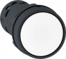 Pushbutton, unlit, groping, 1 Form A (N/O), waistband round, white, front ring black, mounting Ø 22 mm, XB7NA11
