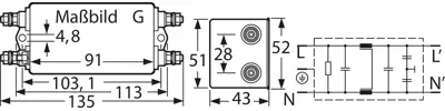 B84112G0000G125 EPCOS Interference suppression filter Image 2