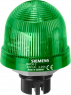 Integrated signal lamp, repeated flash light LED,24 V DC green