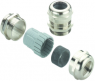 Cable gland, PG13.5, 22/22 mm, Clamping range 6 to 12 mm, IP68, silver, 1569090000