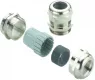 Cable gland, PG21, 30/30 mm, Clamping range 13 to 18 mm, IP68, silver, 1569110000