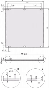 20848-206 SCHROFF Accessories for Enclosures