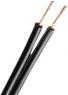 PVC-twin stranded wire, FLEXI-ZW, 0.75 mm², AWG 18, black