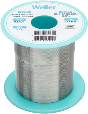 WSW SAC M1 0,5MM 100G Weller Solder Wires Image 1