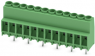 PCB terminal, 12 pole, pitch 6.35 mm, AWG 24-10, 41 A, screw connection, green, 1777642