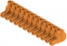 Socket header, 12 pole, pitch 7.62 mm, straight, orange, 1980580000