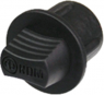 Blind plug, black, Plastic