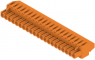 Socket header, 21 pole, pitch 5 mm, angled, orange, 1958690000