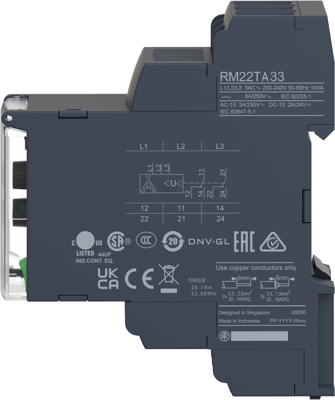 RM22TA33 Schneider Electric Monitoring Relays Image 4