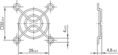 LZ 29-1 ebm-papst Finger Guards, Fan Covers Image 2