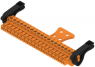 Socket header, 19 pole, pitch 3.81 mm, straight, orange, 1236940000