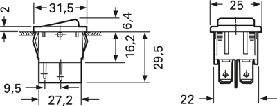 1835.1118 Marquardt Rocker Switches Image 2