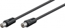 Coaxial Cable, IEC plug (straight) to IEC jack (straight), 75 Ω, 7.5 m, 11563