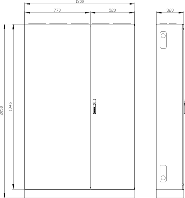 8GK1333-8KN54 Siemens Switch Cabinets, server cabinets Image 2