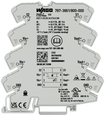 787-3861/800-000 WAGO Device Circuit Breakers Image 4