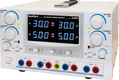 P 6215 PeakTech Bench Power Supplies and Loads