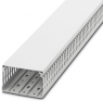 Wiring duct, (L x W x H) 2000 x 100 x 60 mm, PVC, white, 3240638