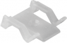 Flat cable clip, max. bundle Ø 3 mm, polyamide, (L x W x H) 26 x 23 x 6.5 mm