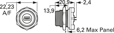 PX0447 BULGIN USB Connectors, PC Connectors