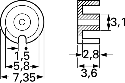 B65933A0000X022 EPCOS Ferrite cores Image 2