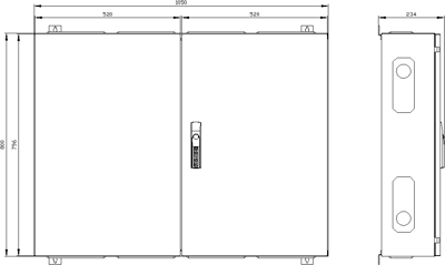 8GK1132-3KA42 Siemens Switch Cabinets, server cabinets Image 2