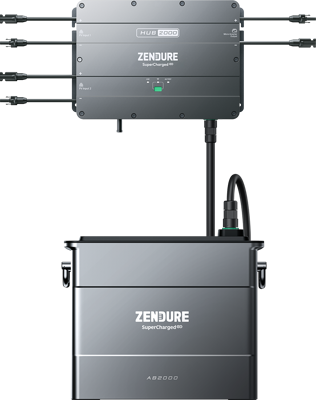 ZDSPVH2000 + ZDAB2000 Zendure Powerbanks, Auxiliary Batteries