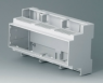 Polycarbonate DIN rail enclosure, (L x W x H) 58 x 160 x 90 mm, light gray, B6706102