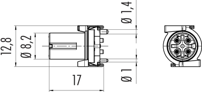 09 0432 601 04 binder Sensor-Actuator Connectors Image 2